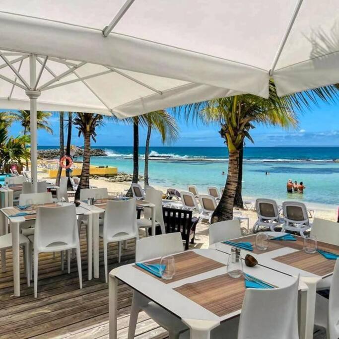 Agreable Studio Au Bord De Mer. Saint-Francois  Luaran gambar